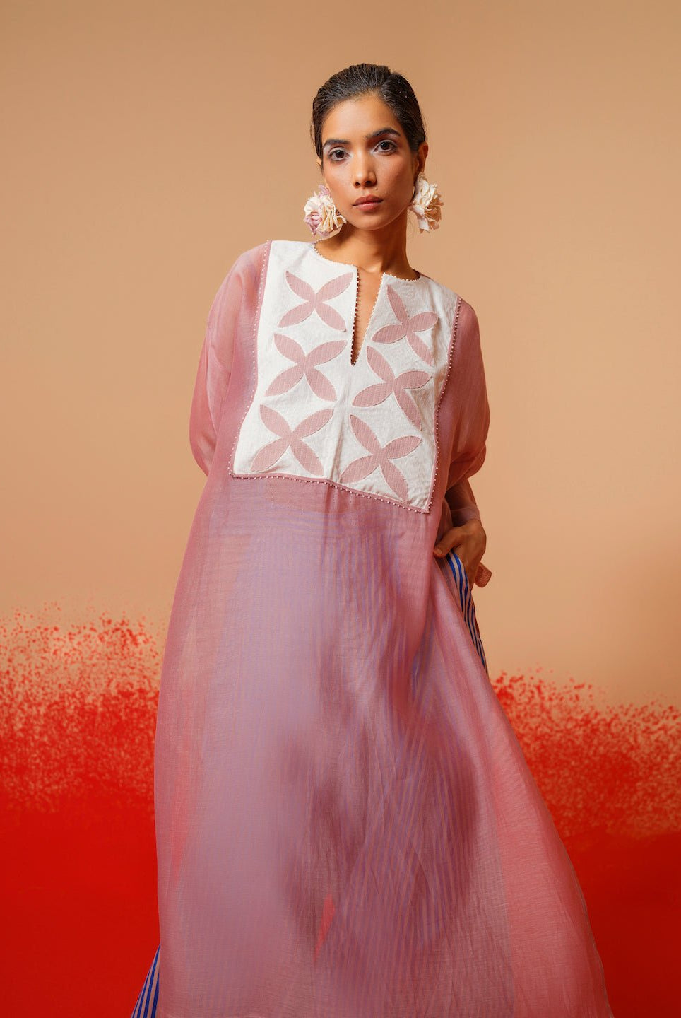 Pebble Tunic - Pink - CiceroniKurta, Everyday WearStoique
