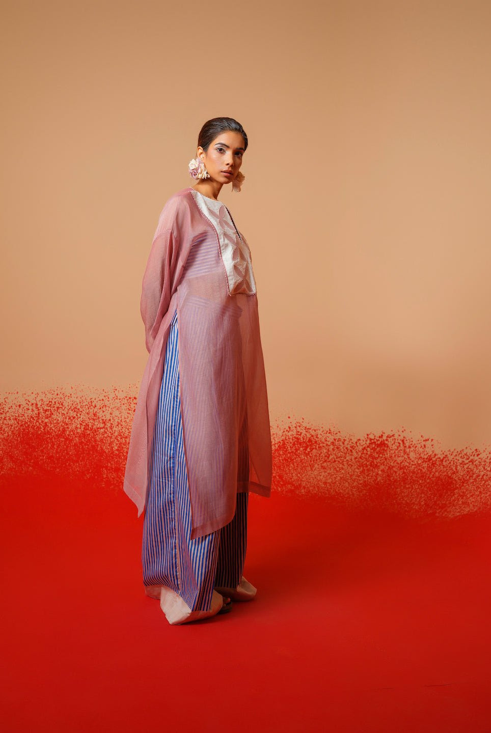 Pebble Tunic - Pink - CiceroniKurta, Everyday WearStoique
