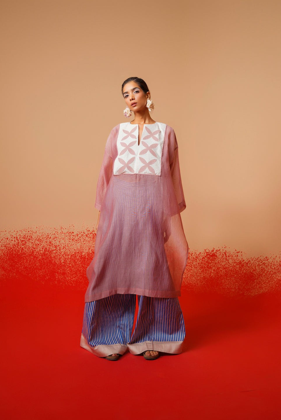 Pebble Tunic - Pink - CiceroniKurta, Everyday WearStoique