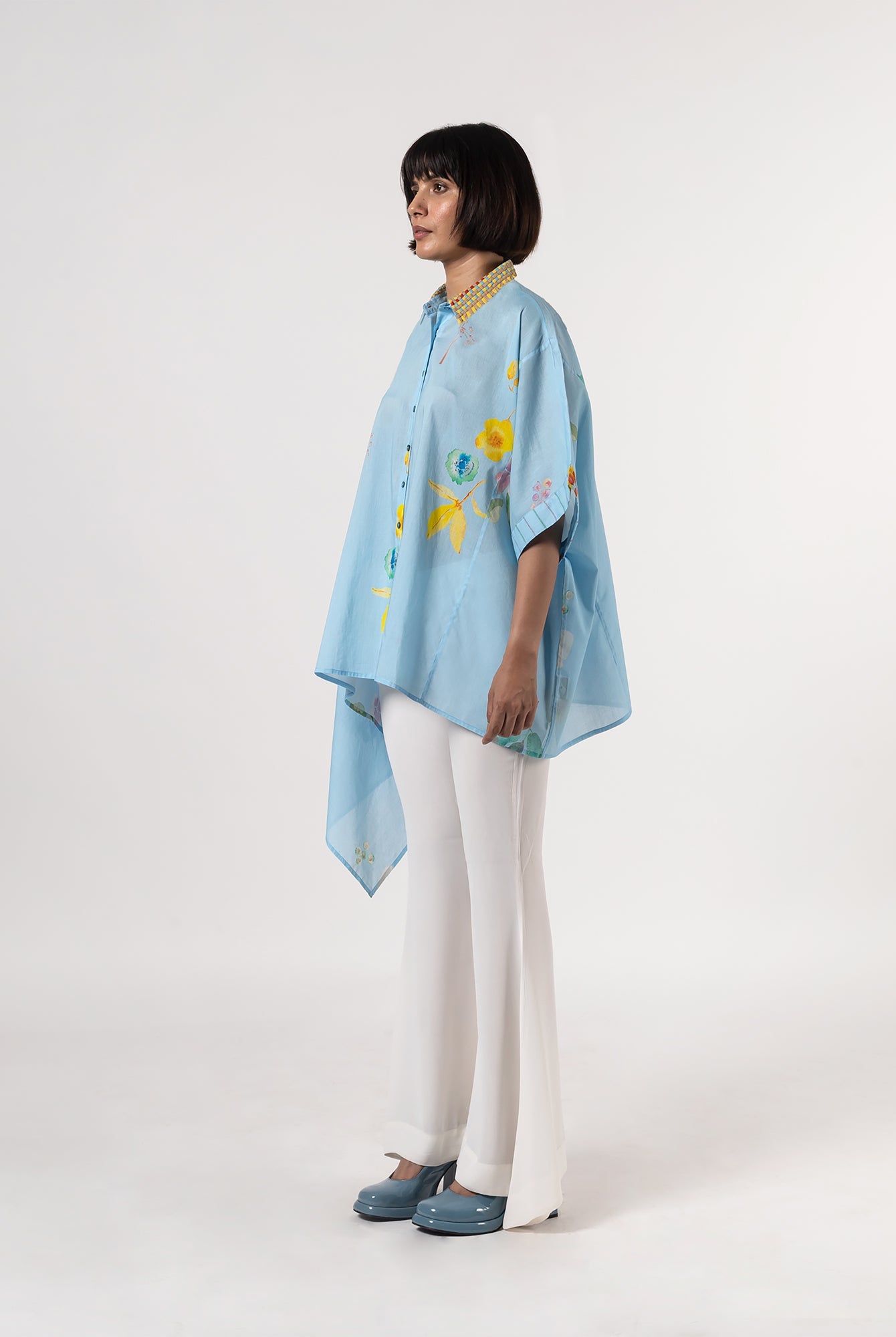 Pedru Blue Shirt - CiceroniWomen ShirtsShades of India