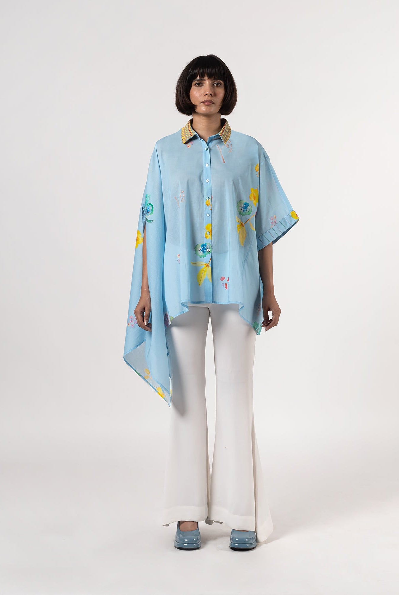 Pedru Blue Shirt - CiceroniWomen ShirtsShades of India