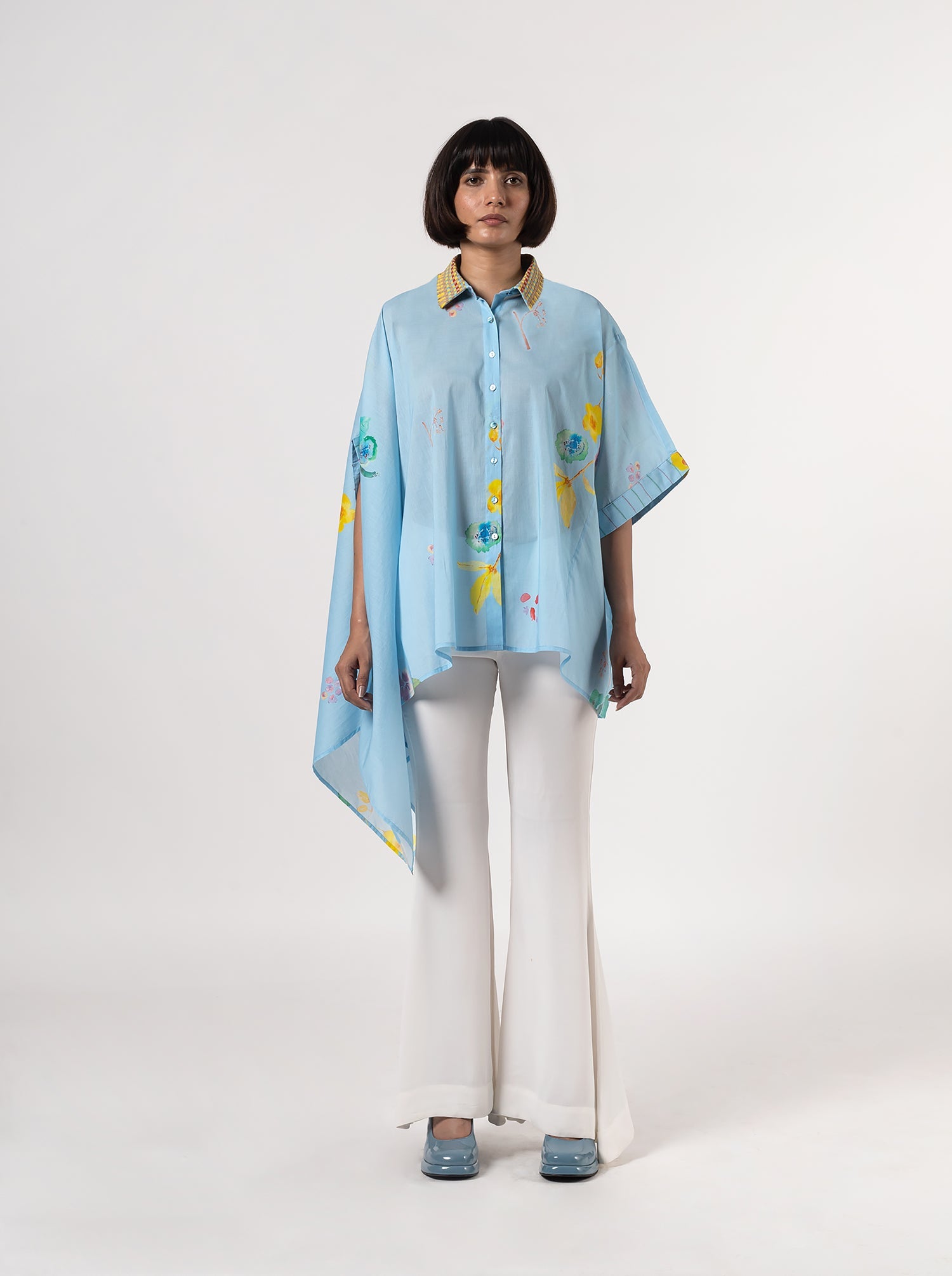 Pedru Blue Shirt - CiceroniWomen ShirtsShades of India