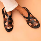 Pelle Nero Marrone - CiceroniSandalsdmodot