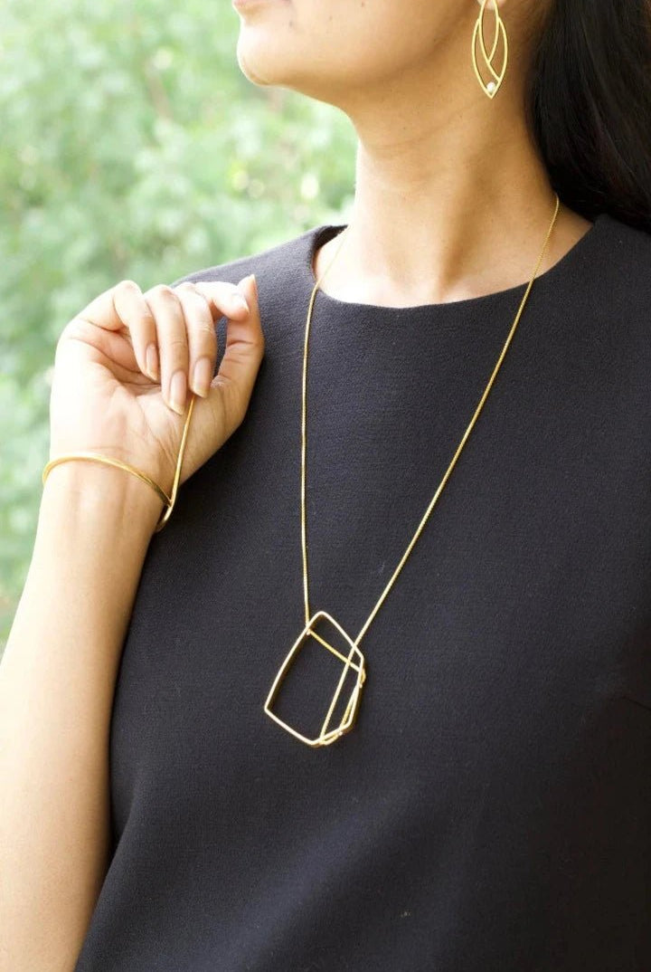 Pentagon Necklace - CiceroniNecklaceMerald Curio