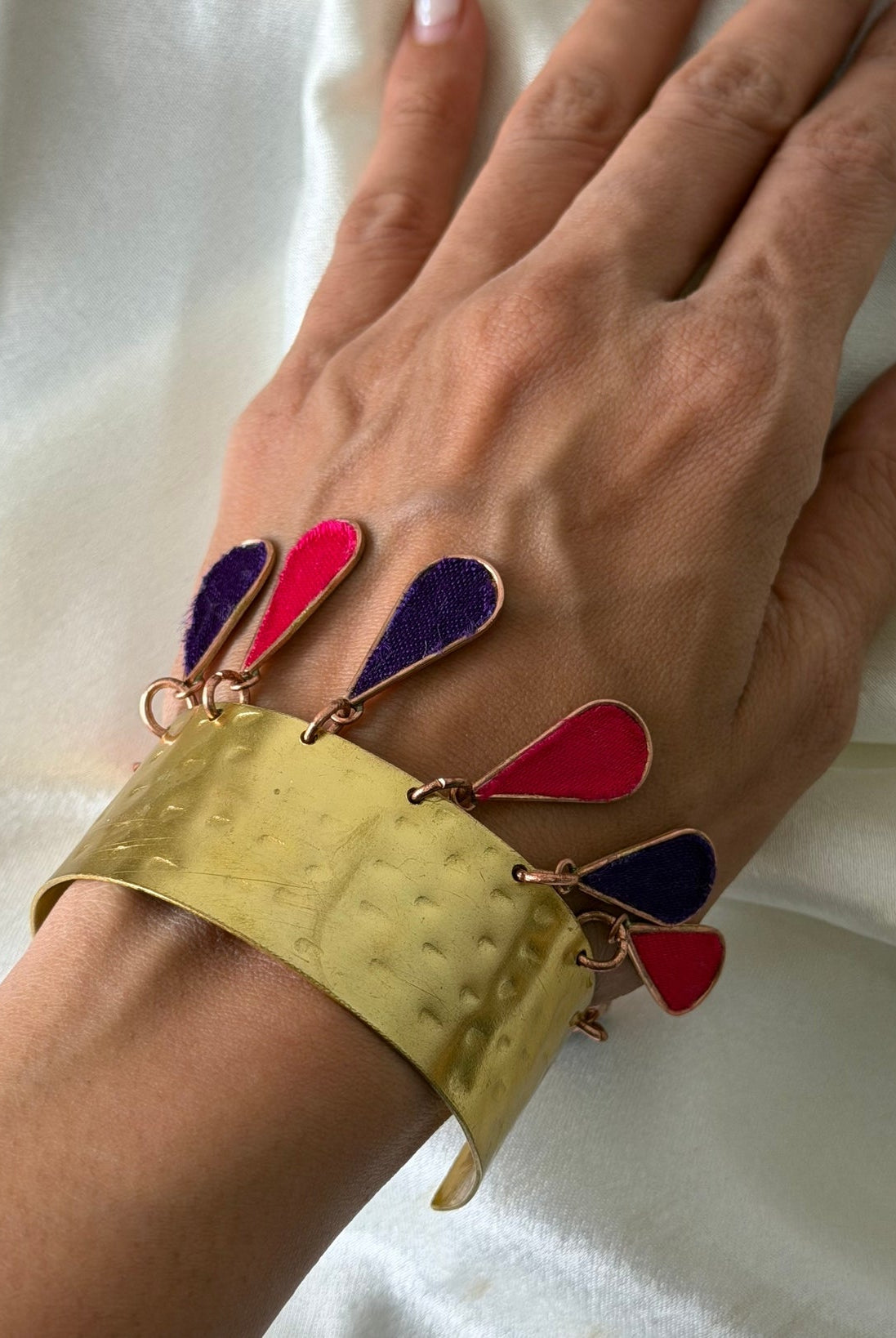 Petal Brass Bracelet - CiceroniBraceletsBy Nirjari