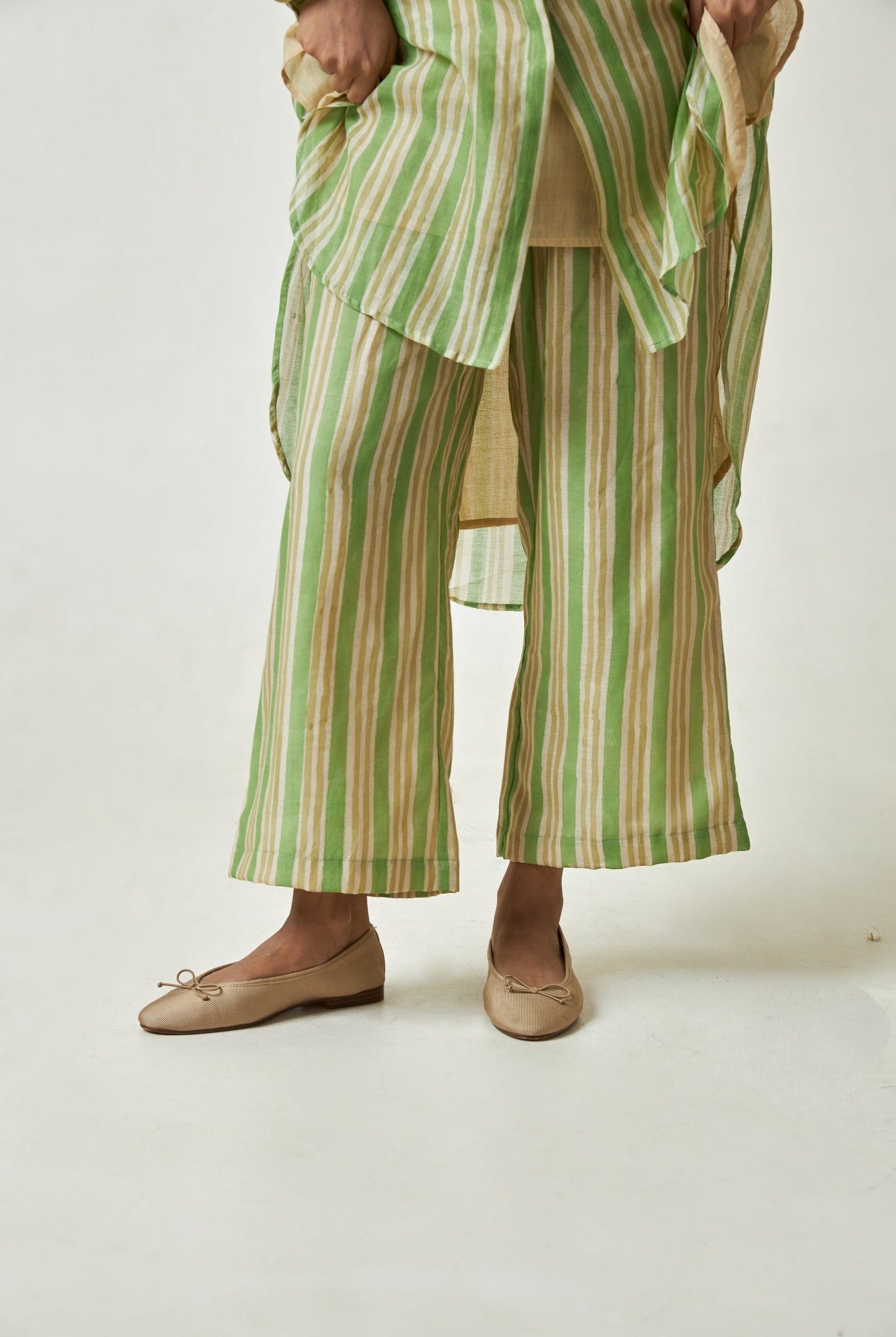 Petal Haze Block Printed Co-ord Set - CiceroniCo-ord SetPants and Pajamas