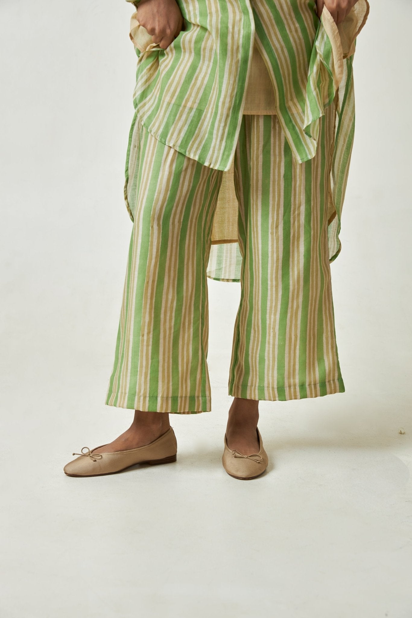 Petal Haze Block Printed Co-ord Set - CiceroniCo-ord SetPants and Pajamas