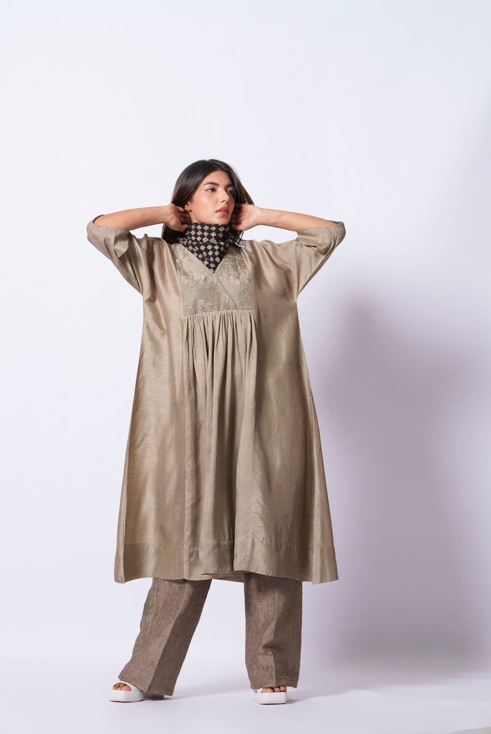 Petal Pants - Grey - CiceroniPantsStoique