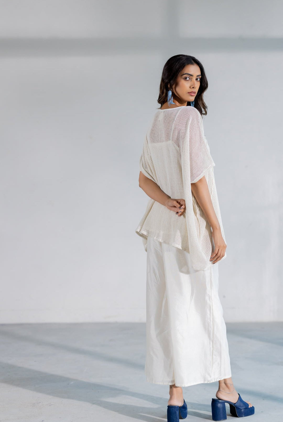 Petalwork Mesh Top - CiceroniTopsSilai Studio