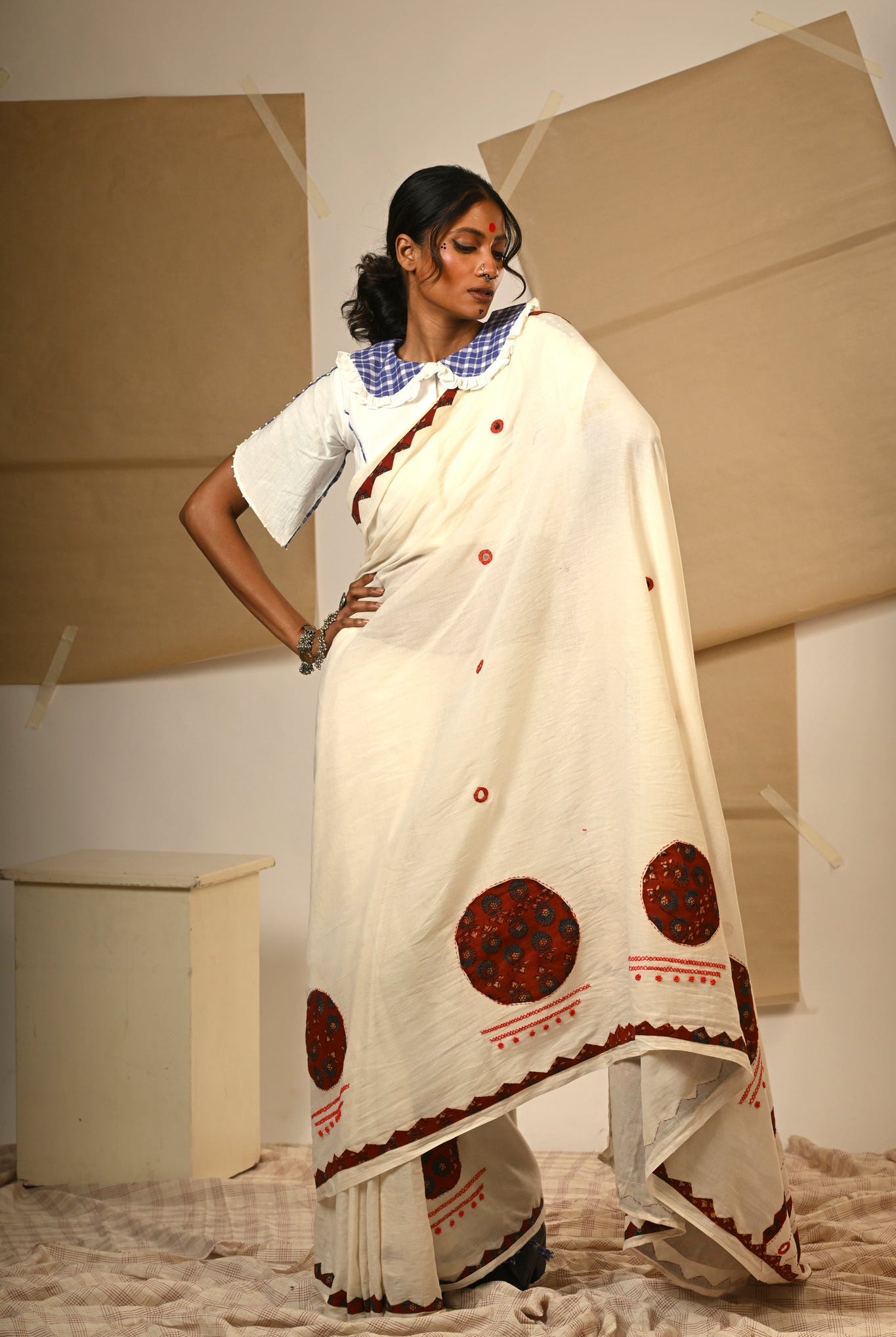 Peterpan Collar Blouse - CiceroniBlousePrathaa