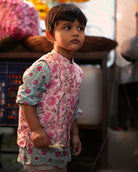 Phool Cotton Pink Floral Bandi - CiceroniJacketsLove The World Today