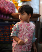 Phool Cotton Pink Floral Bandi - CiceroniJacketsLove The World Today