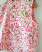 Phool Cotton Pink Floral Bandi - CiceroniJacketsLove The World Today