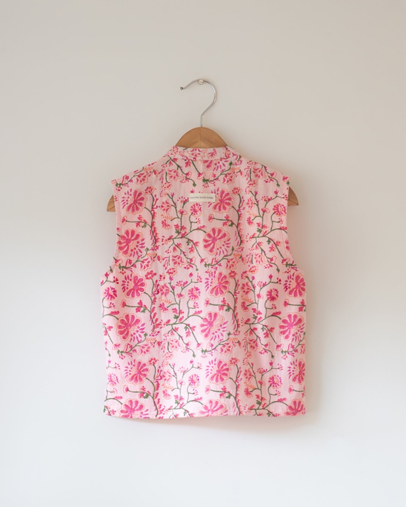 Phool Cotton Pink Floral Bandi - CiceroniJacketsLove The World Today