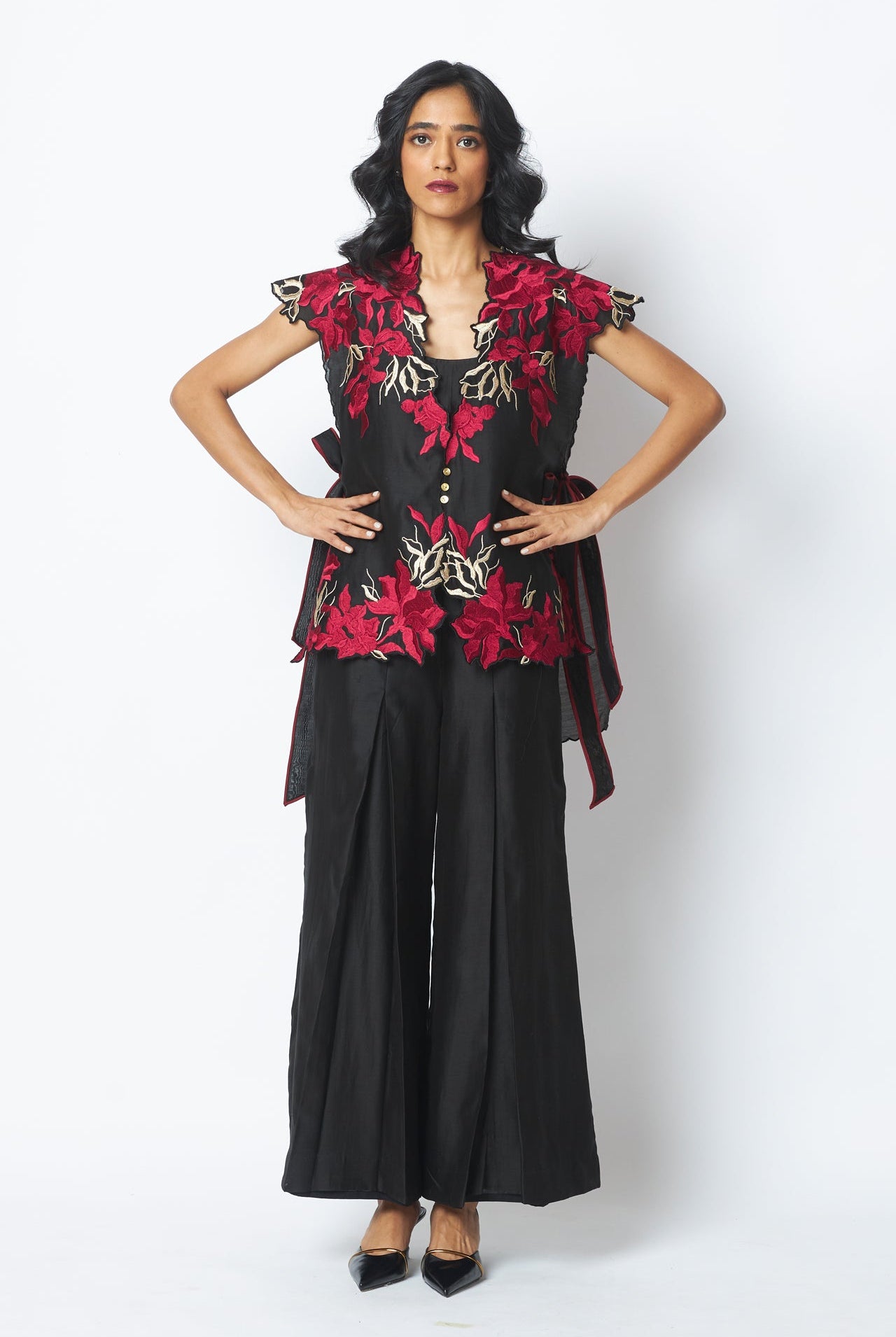 Pilar - Floating Cape with Inner & Pants - CiceroniCo - ord SetMadder Much