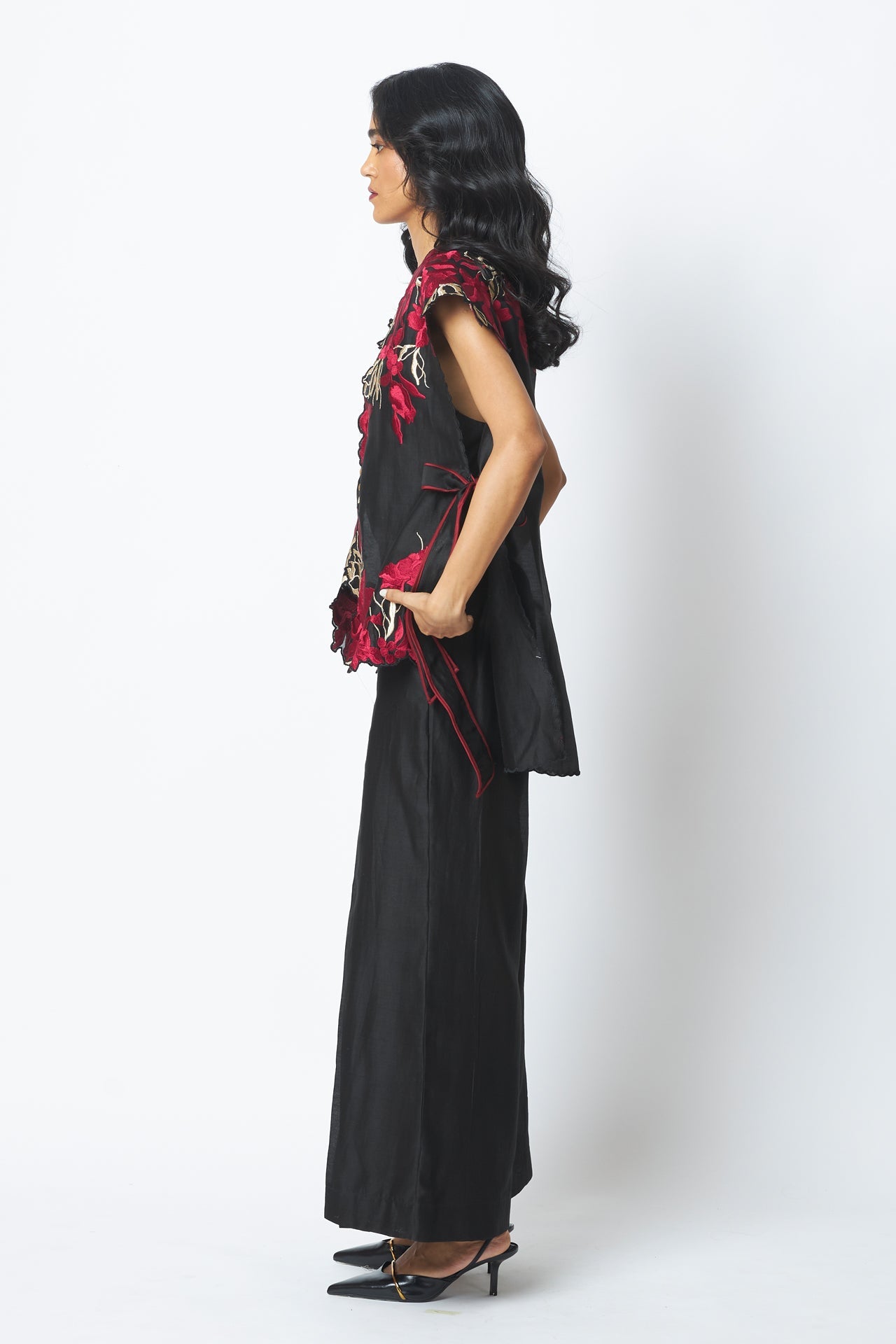 Pilar - Floating Cape with Inner & Pants - CiceroniCo - ord SetMadder Much