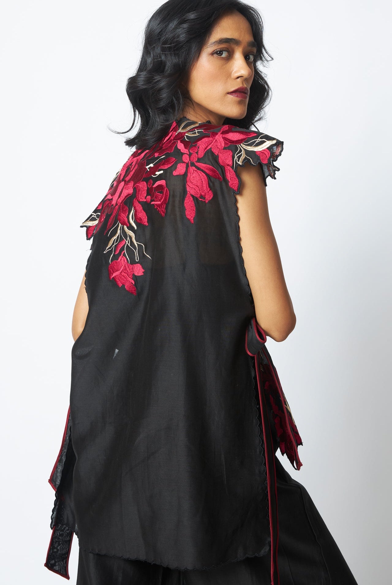 Pilar - Floating Cape with Inner & Pants - CiceroniCo - ord SetMadder Much
