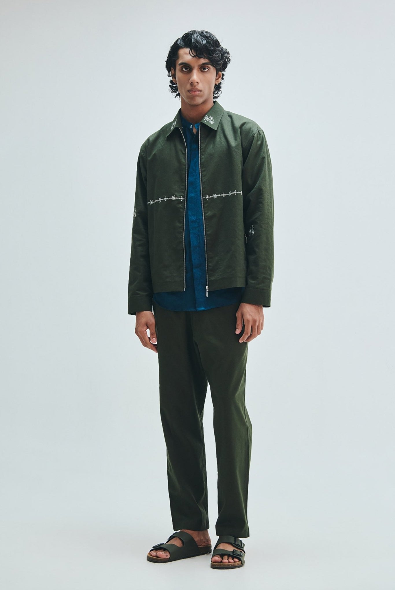 Pine Linen Men's Tapered Lounge Pants - CiceroniLounge PantsSaphed