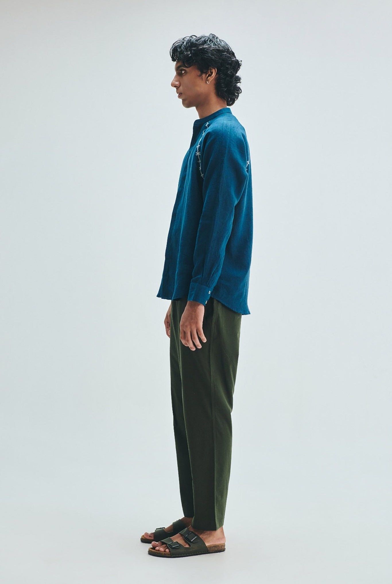Pine Linen Men's Tapered Lounge Pants - CiceroniLounge PantsSaphed
