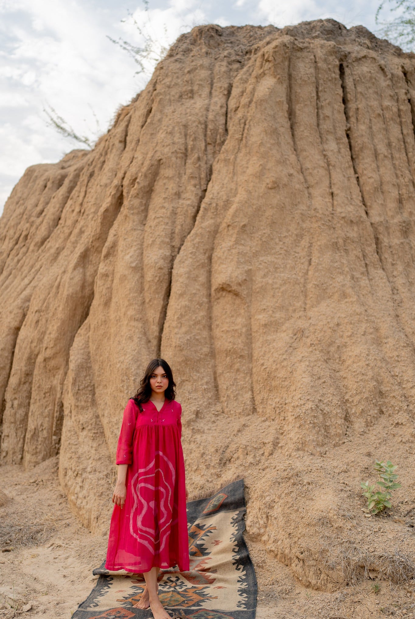 Pink Arazi Dress - CiceroniDressesNirjara