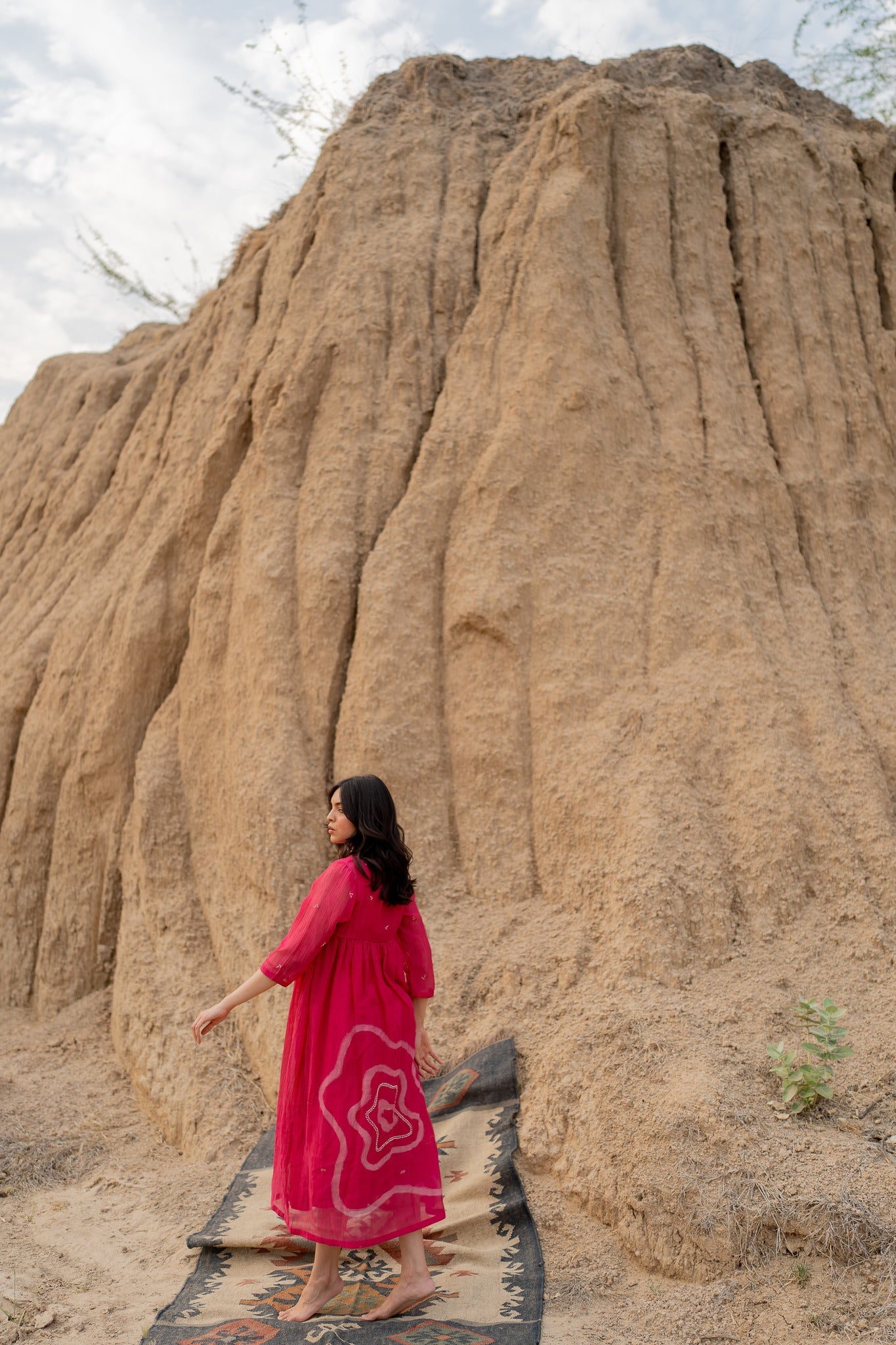 Pink Arazi Dress - CiceroniDressesNirjara