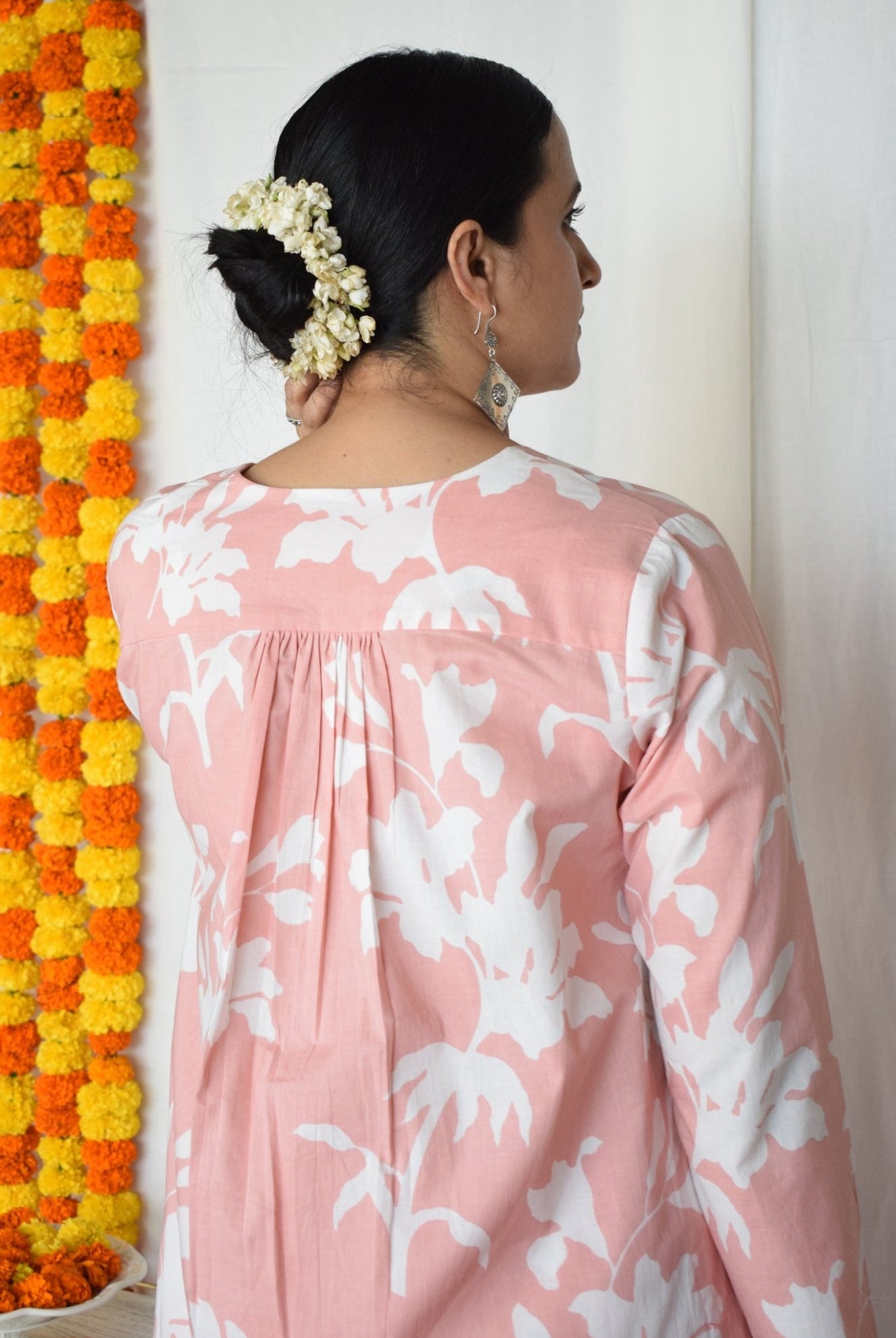 Pink Floral Co - ord Set - CiceroniKurta Set, Everyday WearHouse of Moxa