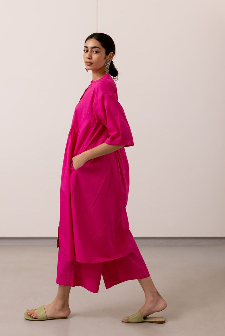 Pink Horizon Tunic - CiceroniKurta, Everyday WearSilai Studio
