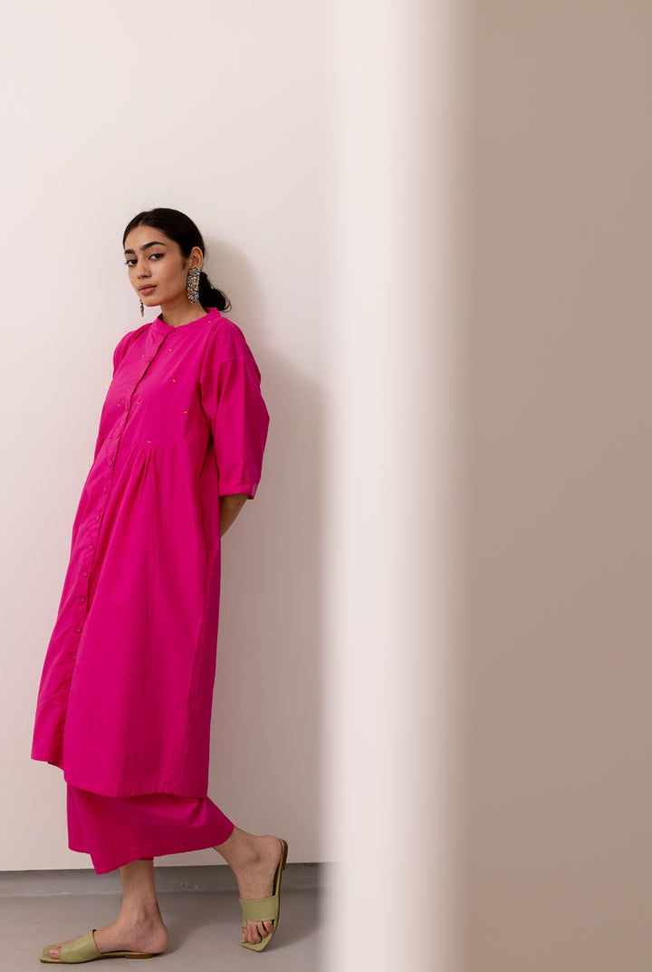Pink Horizon Tunic - CiceroniKurta, Everyday WearSilai Studio