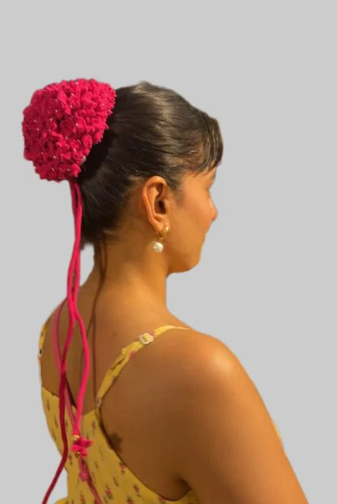 Pink Mogra Bun - CiceroniHair AccessoriesBy Nirjari