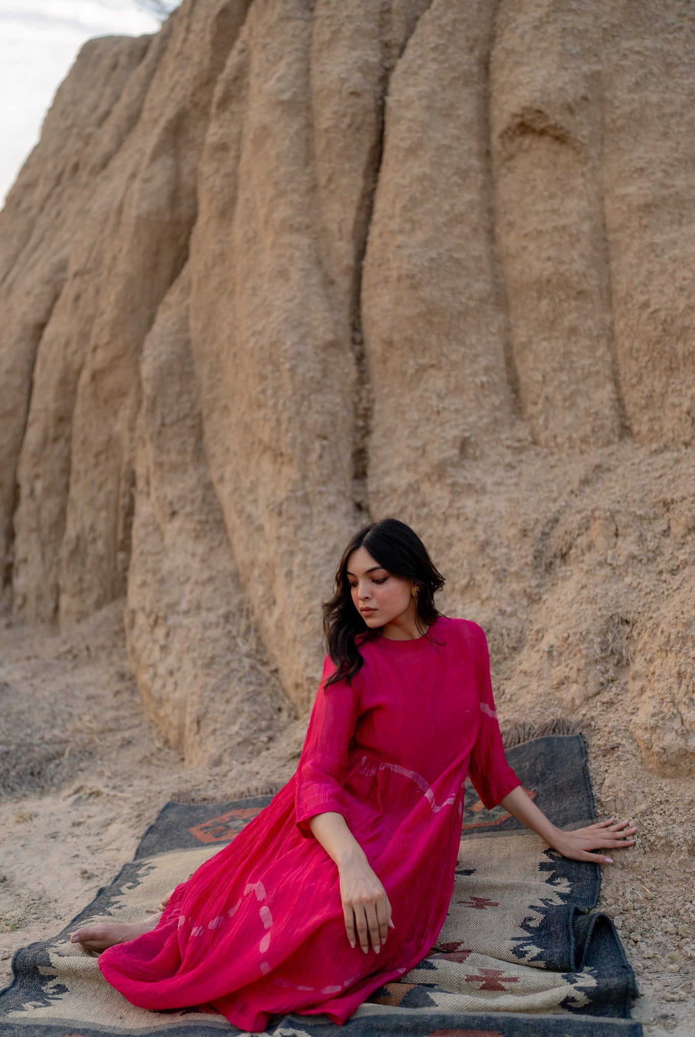 Pink Ruzgar Dress - CiceroniDressesNirjara