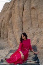 Pink Ruzgar Dress - CiceroniDressesNirjara