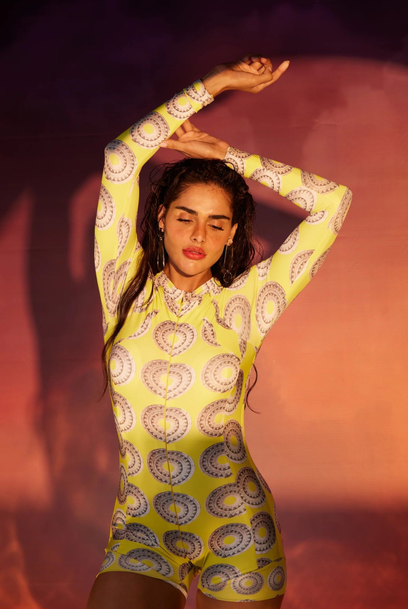 Playful Lime Bodysuit - CiceroniSwimwearEkastories