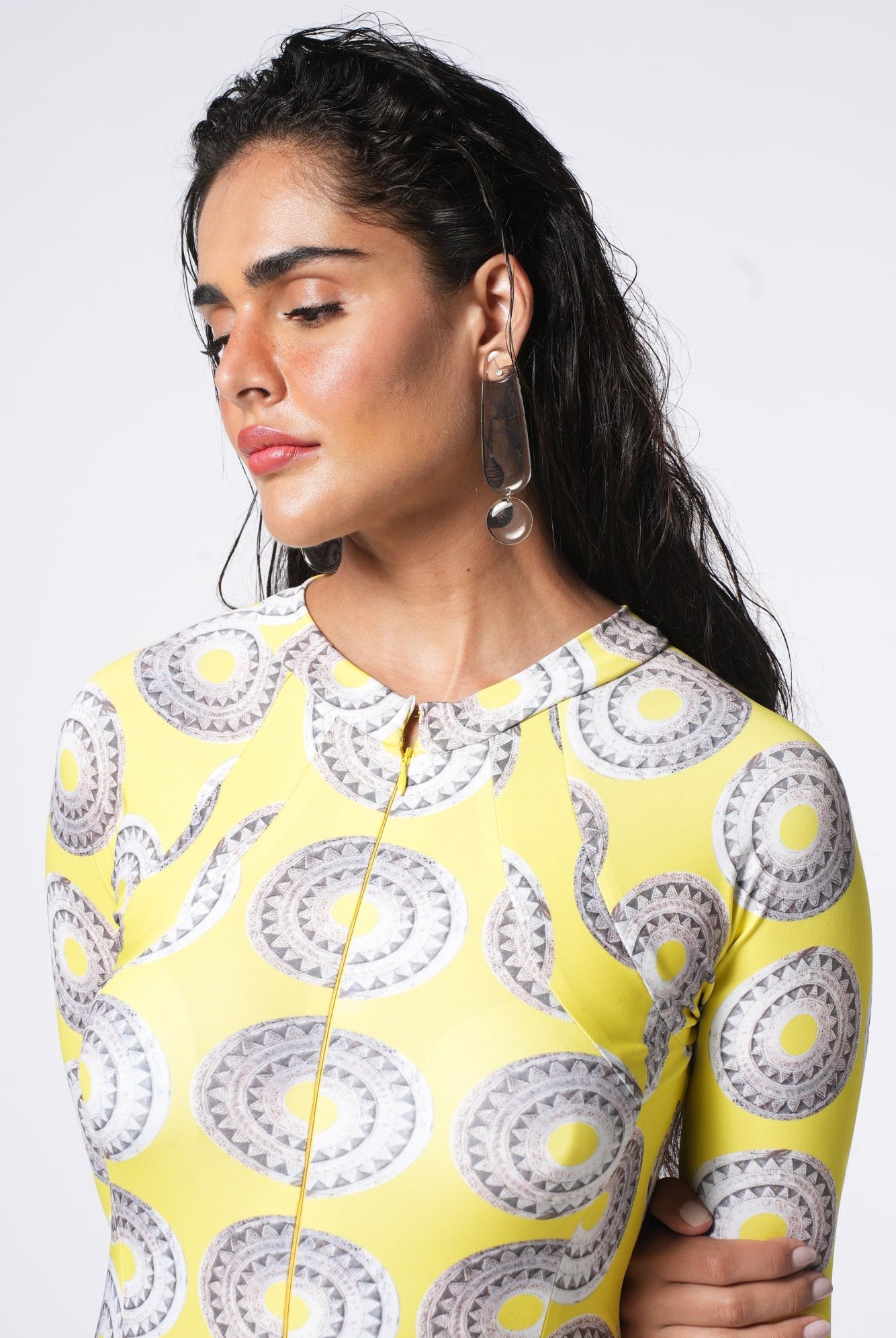 Playful Lime Bodysuit - CiceroniSwimwearEkastories