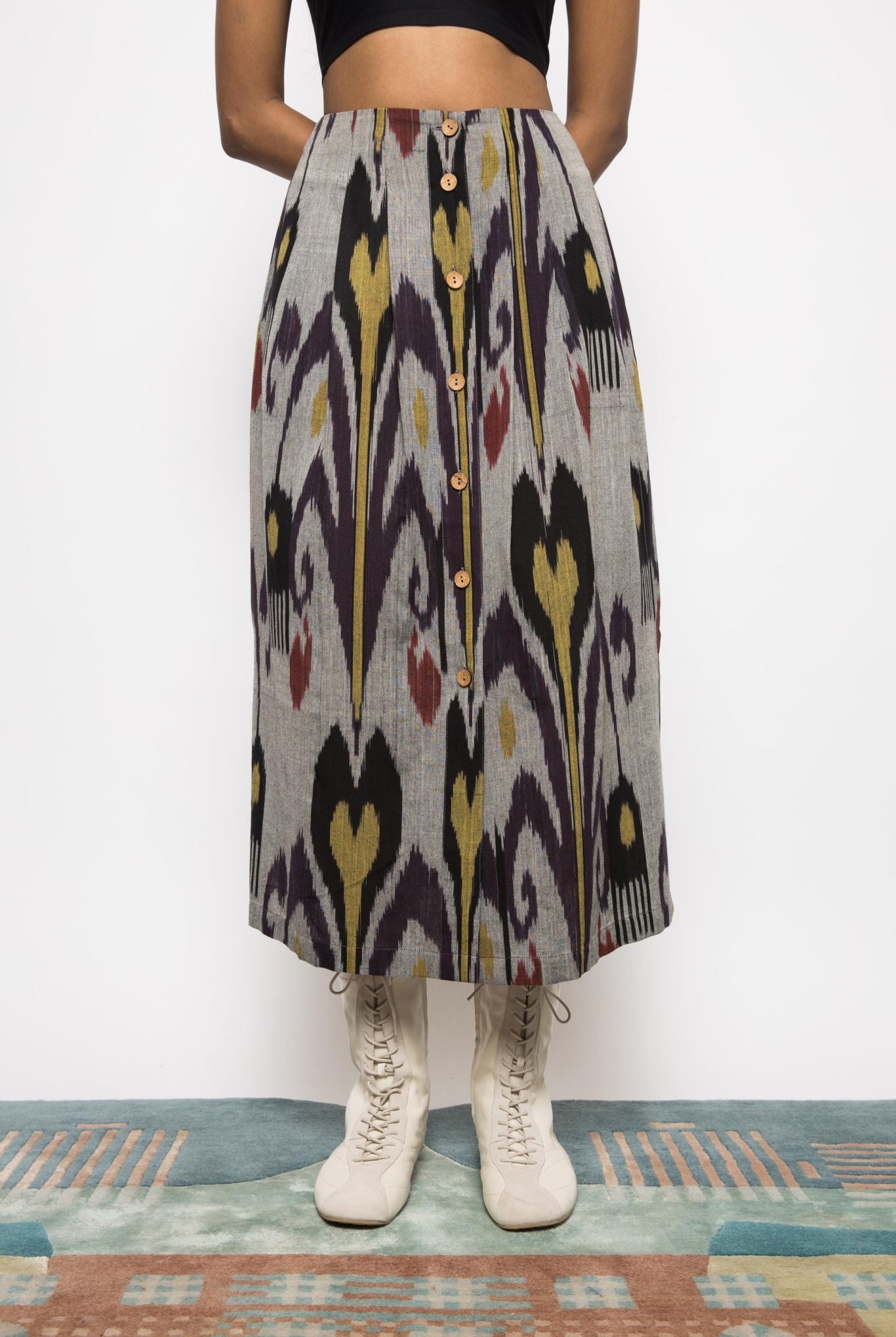 Pleated Midi Skirt - CiceroniSkirtsAnushé Pirani