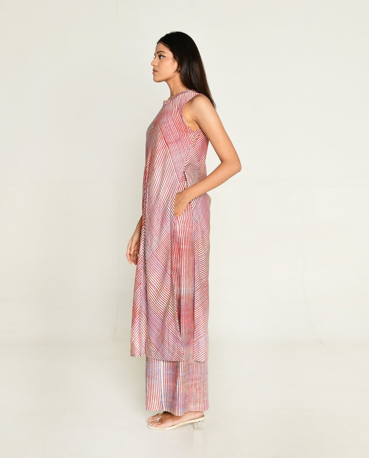 Plosky Cloud High Slit Kurta - CiceroniKurtaRias Jaipur
