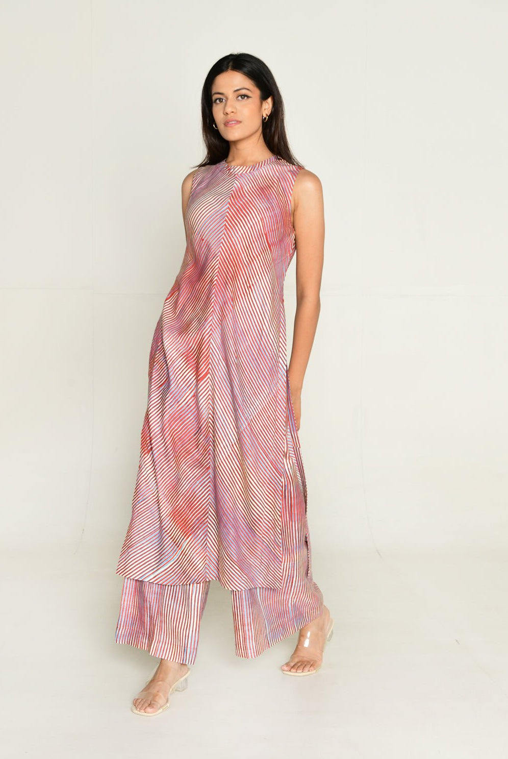 Plosky Cloud Kurta With Wide Leg Pant Co-ord Set - CiceroniKurta SetRias Jaipur