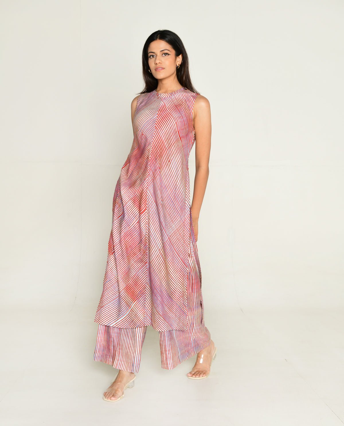 Plosky Cloud Kurta With Wide Leg Pant Co-ord Set - CiceroniKurta SetRias Jaipur