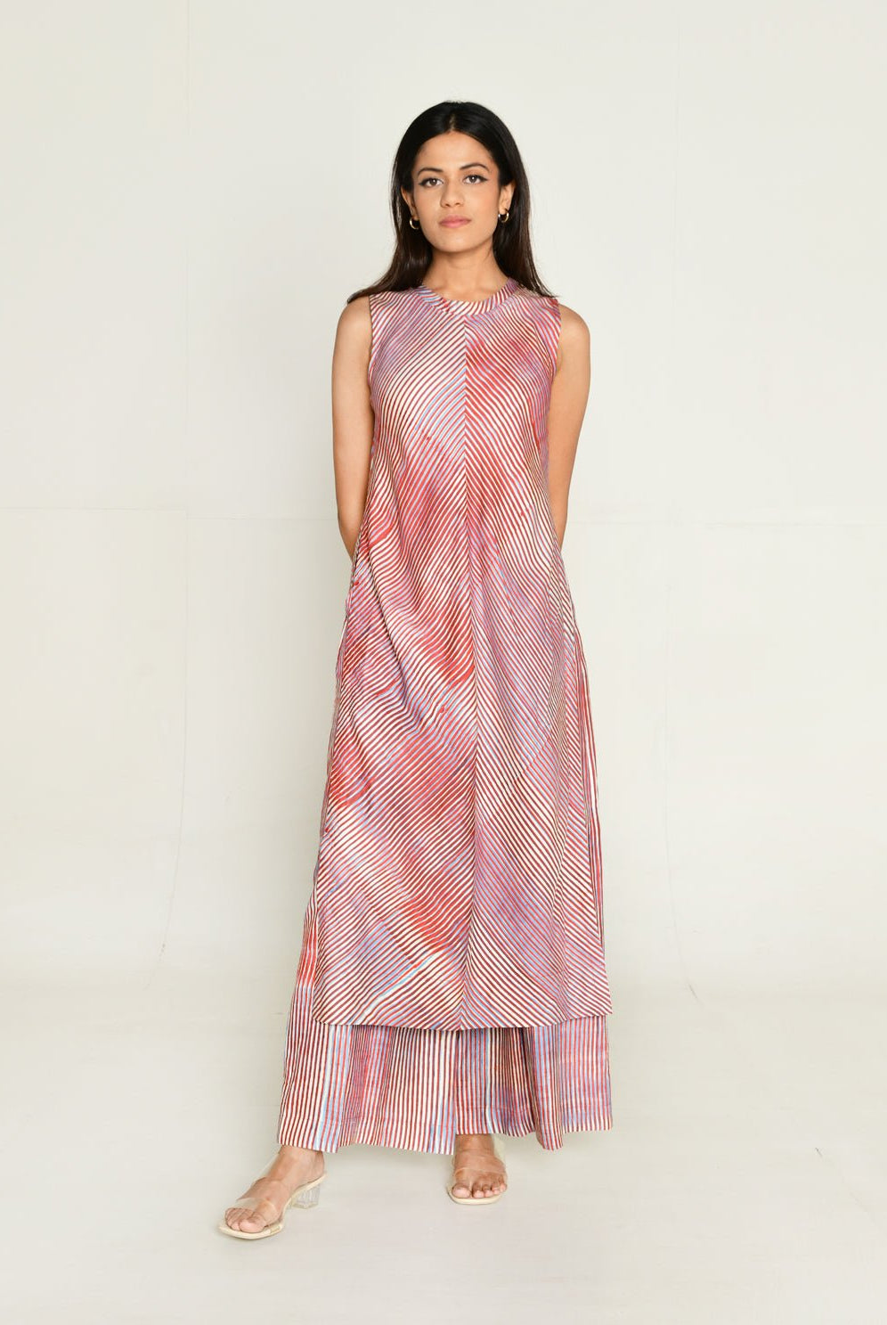 Plosky Cloud Kurta With Wide Leg Pant Co-ord Set - CiceroniKurta SetRias Jaipur