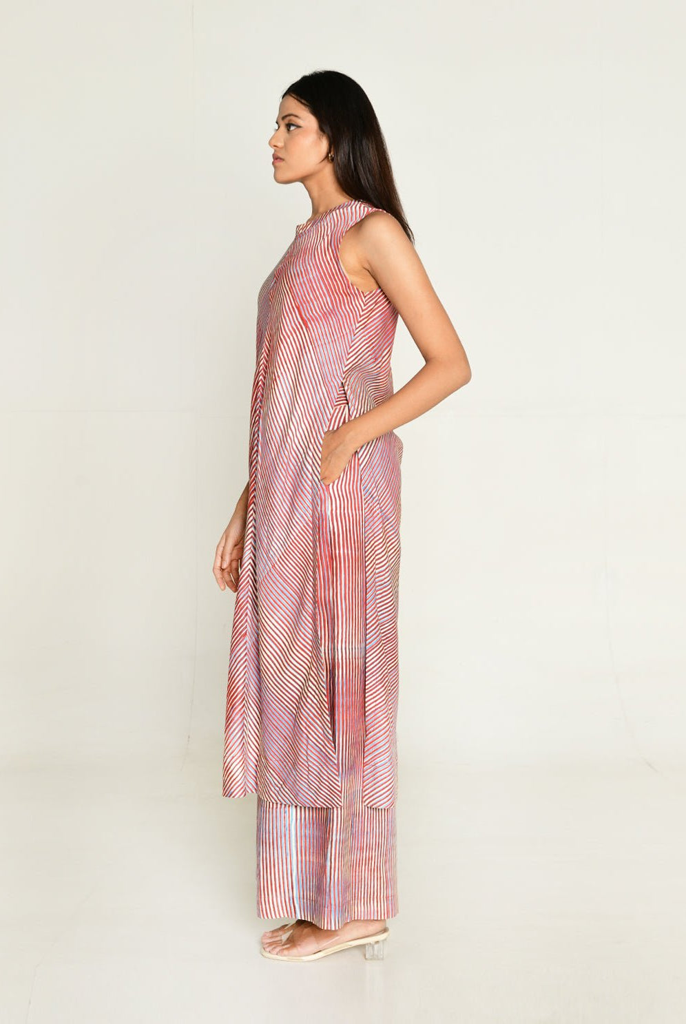 Plosky Cloud Kurta With Wide Leg Pant Co-ord Set - CiceroniKurta SetRias Jaipur
