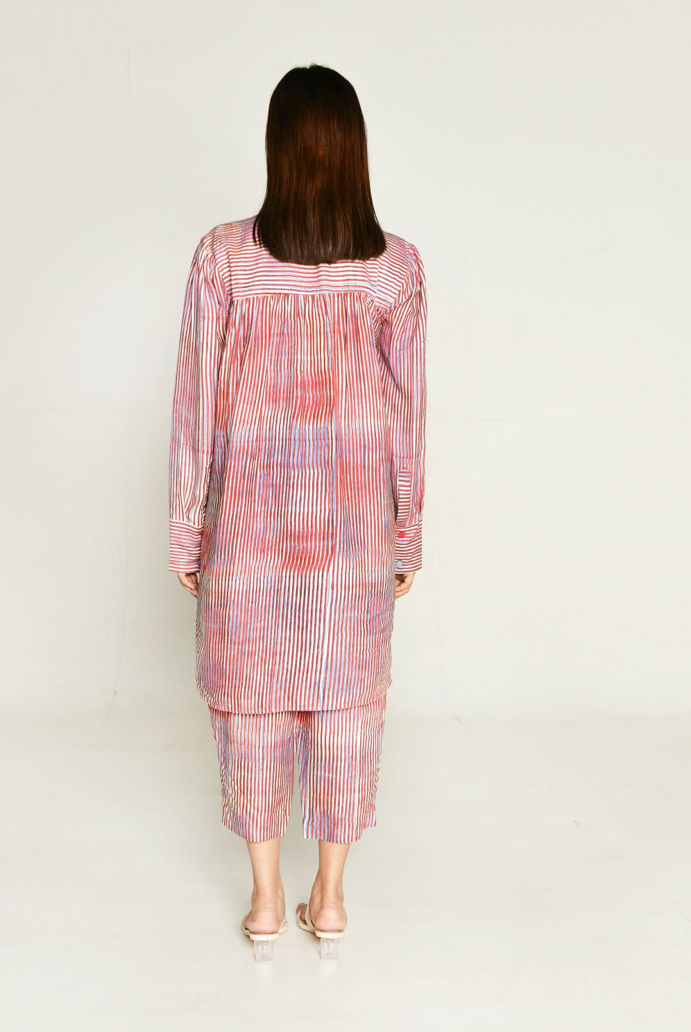 Plosky Cloud Shirt With Culottes Co-ord Set - CiceroniCo-ord SetRias Jaipur
