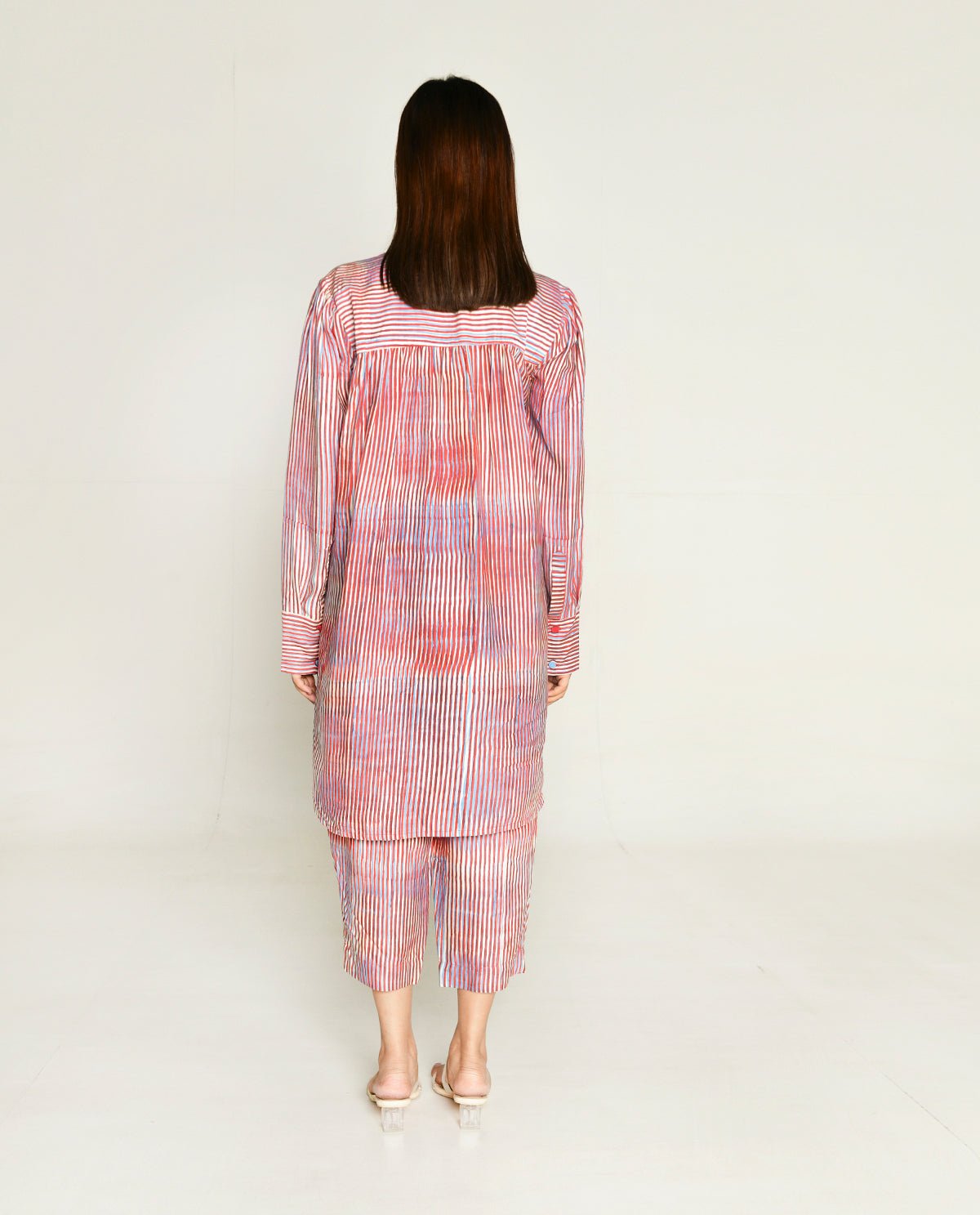 Plosky Cloud Shirt With Culottes Co-ord Set - CiceroniCo-ord SetRias Jaipur