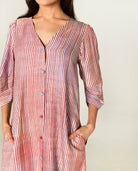 Plosky Cloud V-Neck Dress - CiceroniDressesRias Jaipur