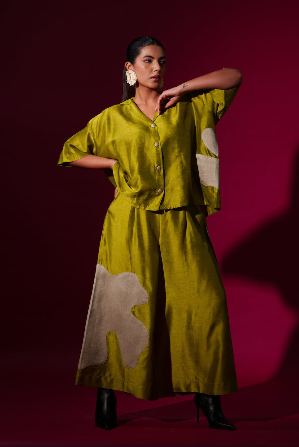 Podi Shirt in Leaf Green - CiceroniWomen ShirtsStoique