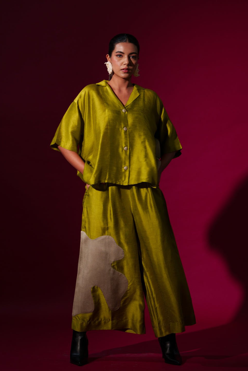 Podi Shirt in Leaf Green - CiceroniWomen ShirtsStoique