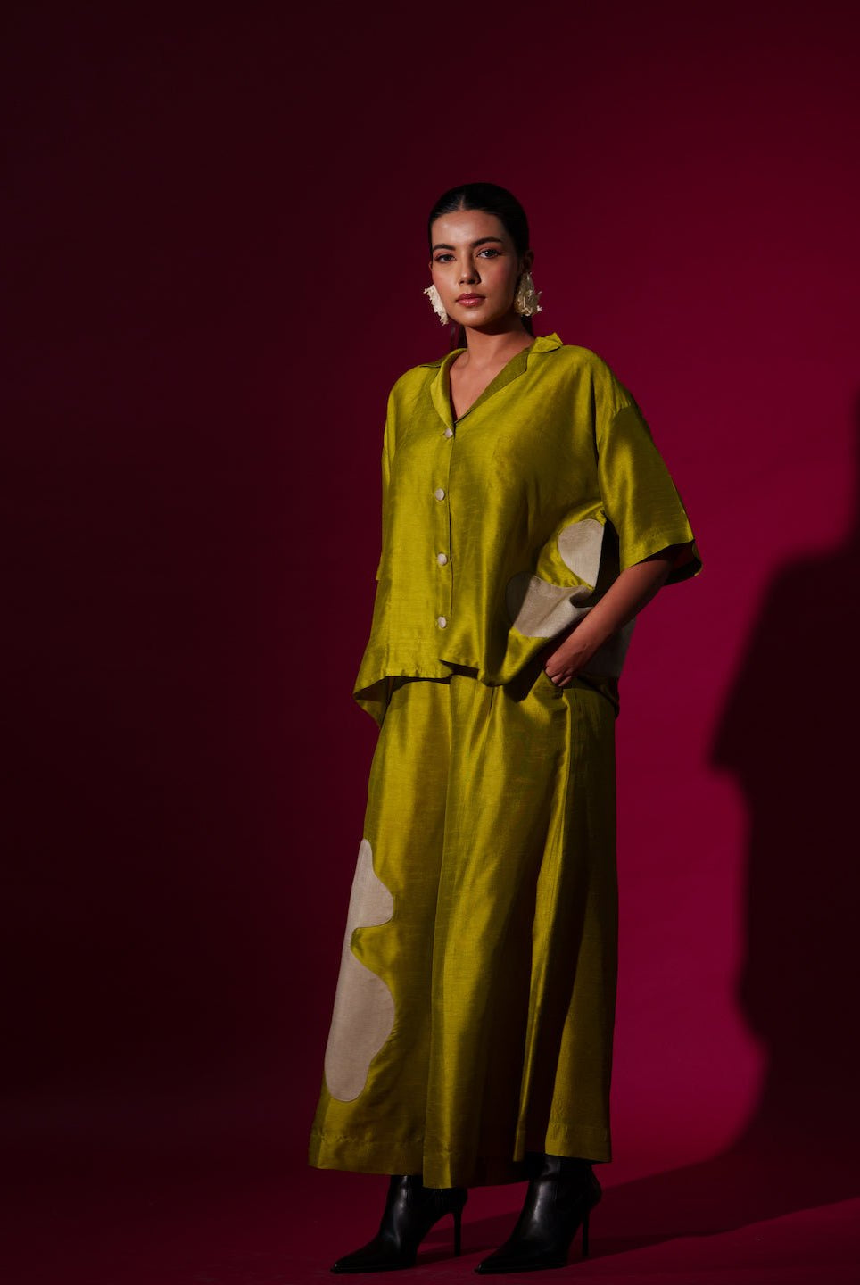 Podi Shirt in Leaf Green - CiceroniWomen ShirtsStoique