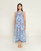 Ponzo Halter Neck Maxi Dress - CiceroniDressesRias Jaipur