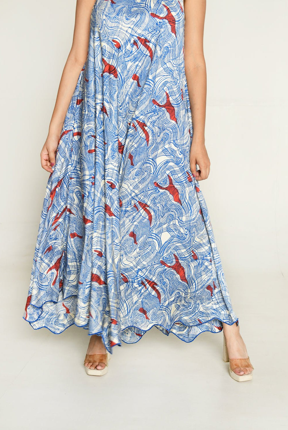 Ponzo One Shoulder Maxi Dress - CiceroniDressesRias Jaipur
