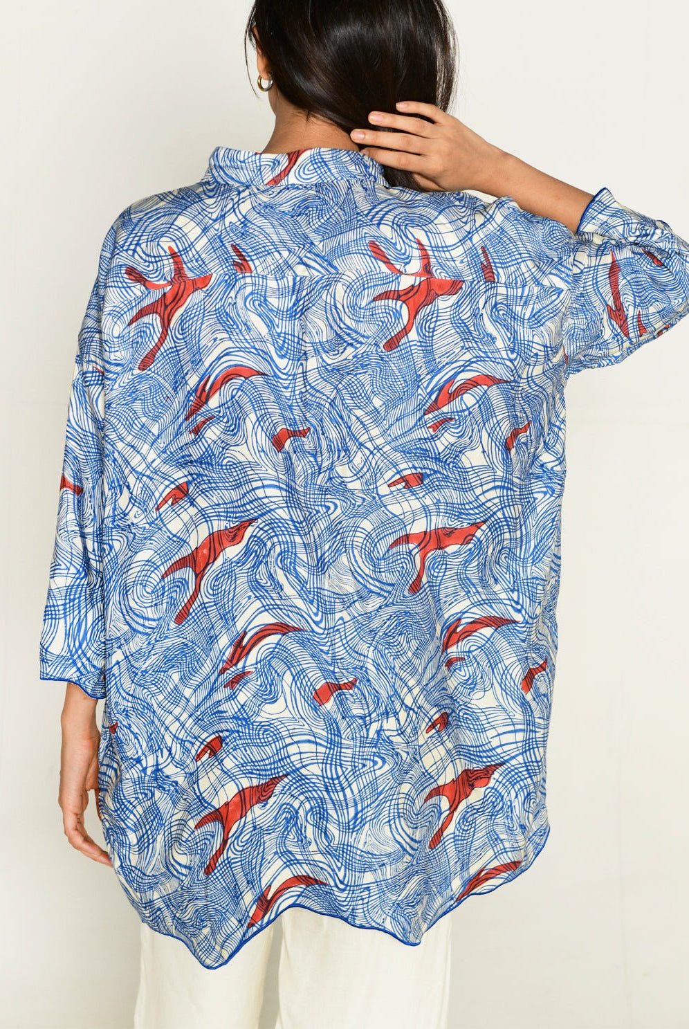 Ponzo Shirt With White Pants - CiceroniCo-ord SetRias Jaipur
