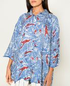 Ponzo Shirt With White Pants - CiceroniCo-ord SetRias Jaipur