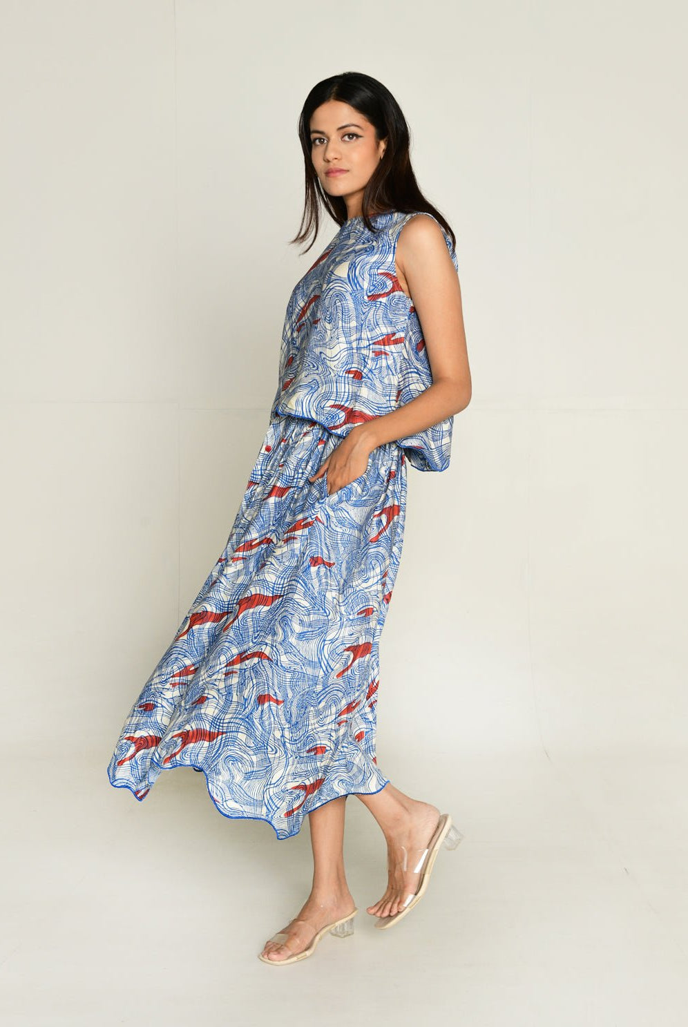 Ponzo Top With Skirt - CiceroniCo-ord SetRias Jaipur